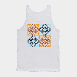 Spanish tiles two colour pattern Tank Top